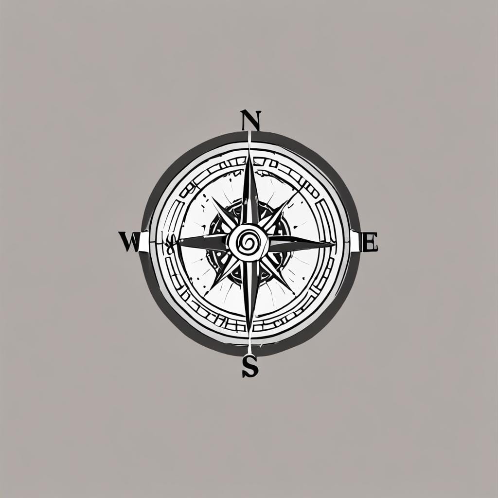 compass decision icon