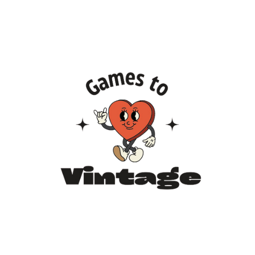 Games to Vintage Read Heart Walking with White sneekers & white gloves on giving the ASL sign for I love you