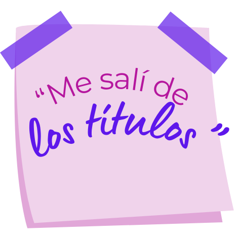 "Me salí de los títulos"
