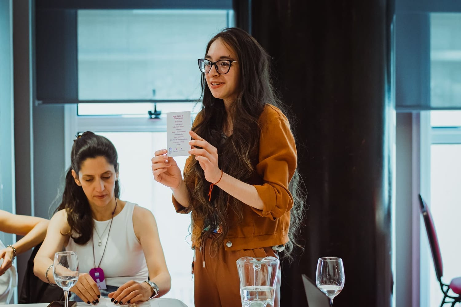 mica acompañando a emprendedoras