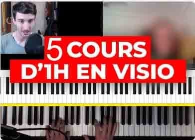 3 cours d'1h en visio