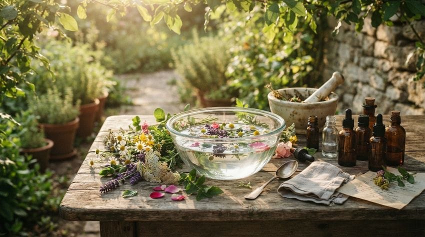 Elaboración artesanal y diferentes métodos de preparación de Flores de Bach