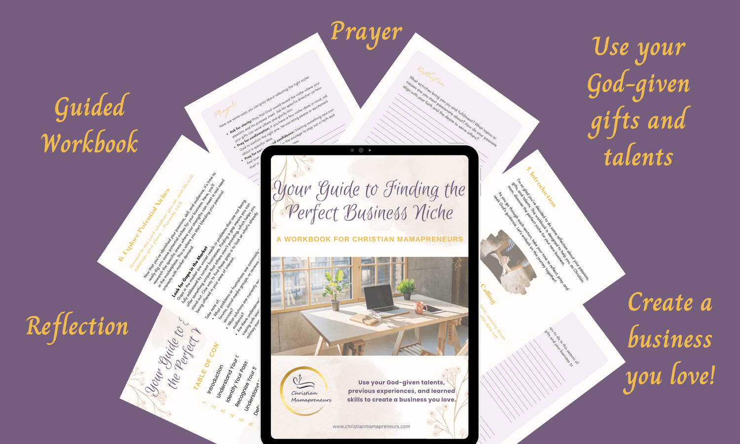 Your Guide to Finding the Perfect Business Niche - A Faith-Based Workbook for Christian Mamapreneurs  