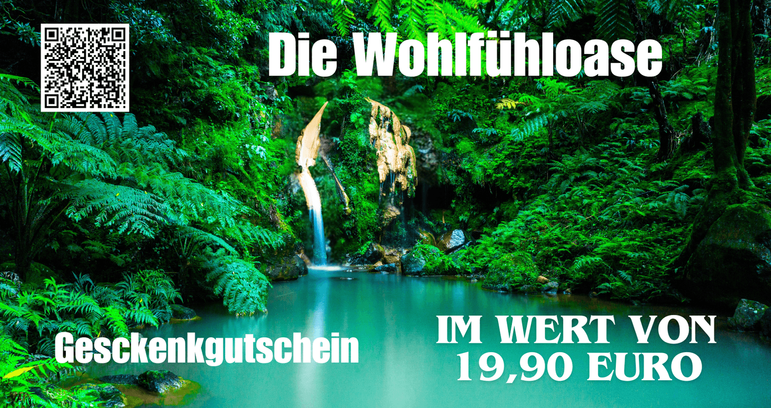 Dein Geschenkgutschein im Wert von 19,90 Euro bei der Wohlfühl-Oase