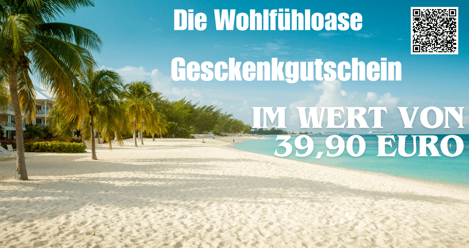 Dein Geschenkgutschein im Wert von 39,90 Euro bei der Wohlfühl-Oase