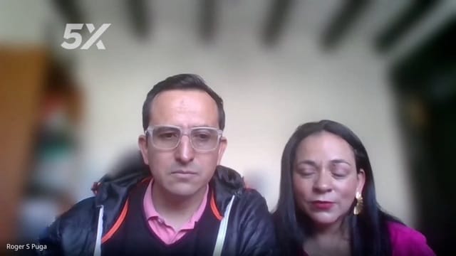 Roger Puga y Adriana Castillo