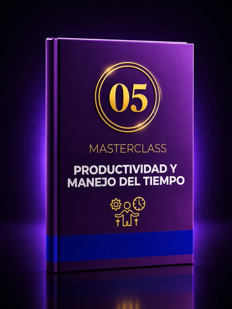 Masterclass de productividad y manejo del tiempo con propósito