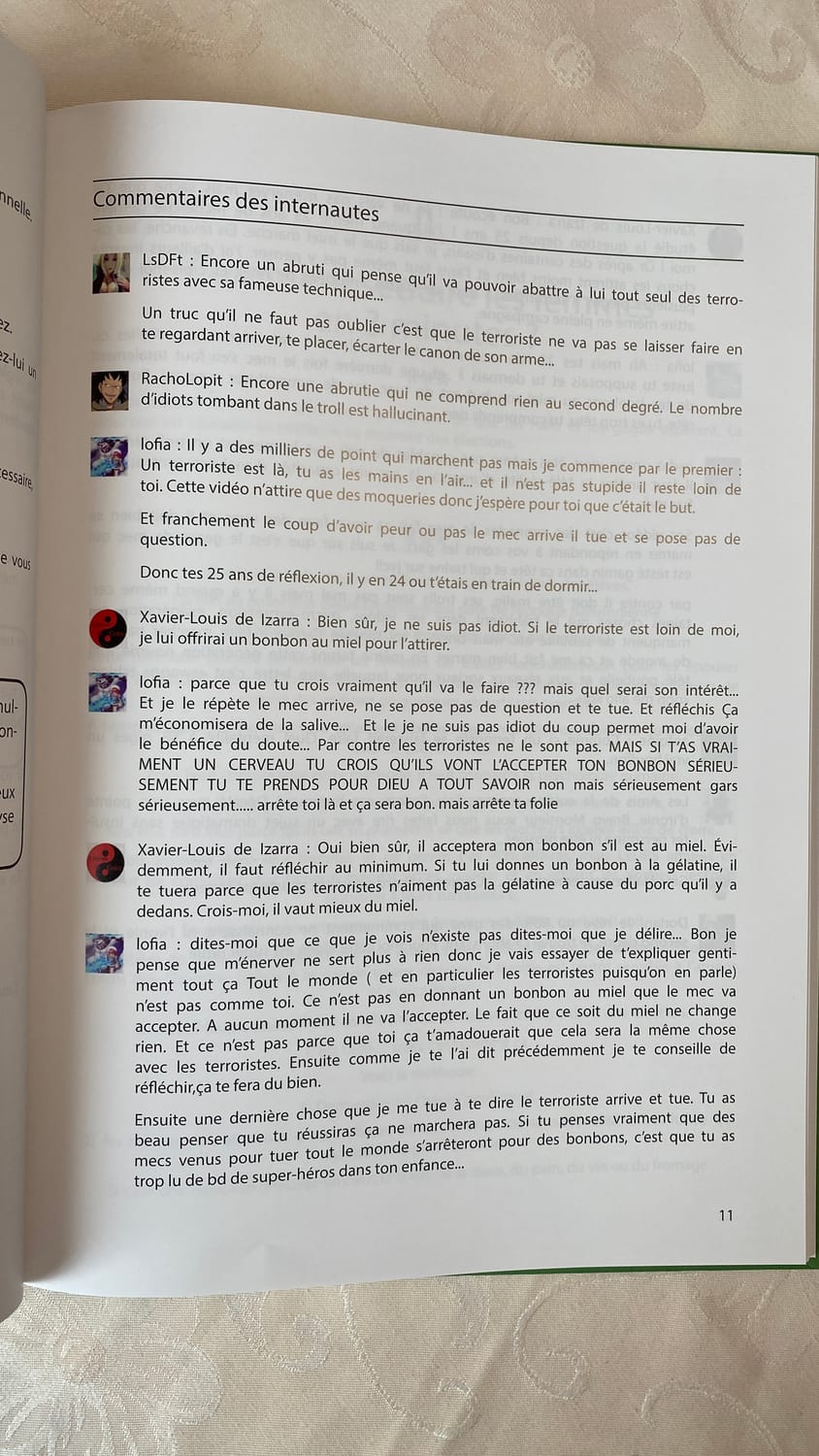 Exemple de commentaires du Manuel de coaching