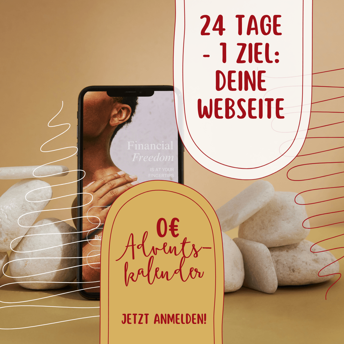 24 Tage, 1 Ziel: deine Webseite! Adventskalender für 0€
