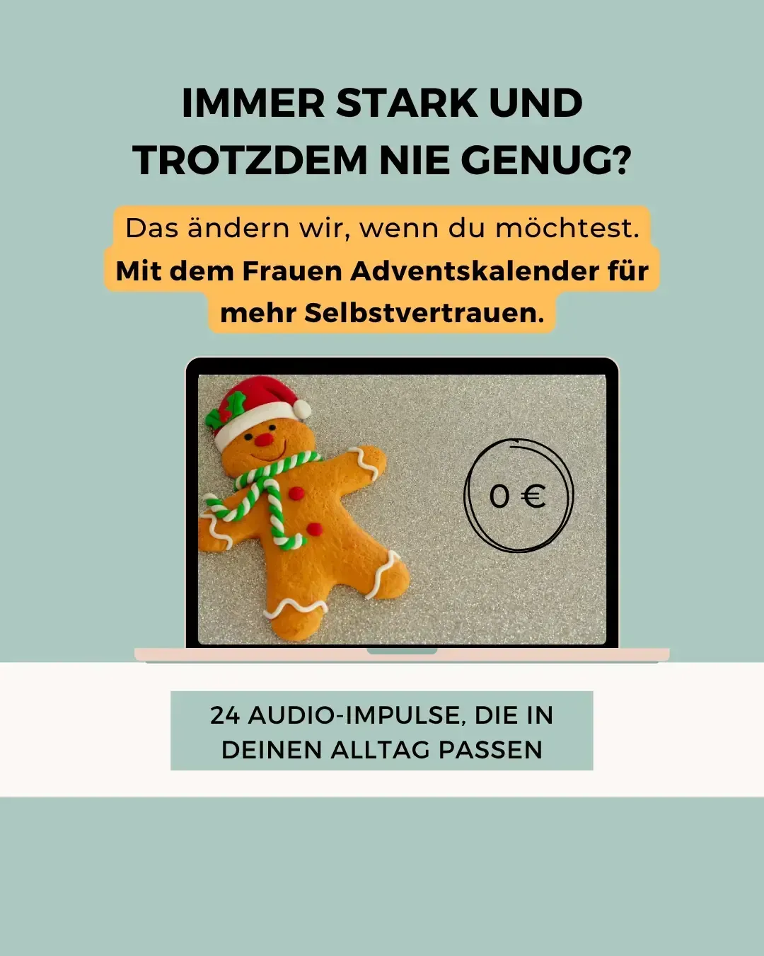 Barbara Leitner: Audio-Adventskalender: immer stark, trotzdem nie genug?