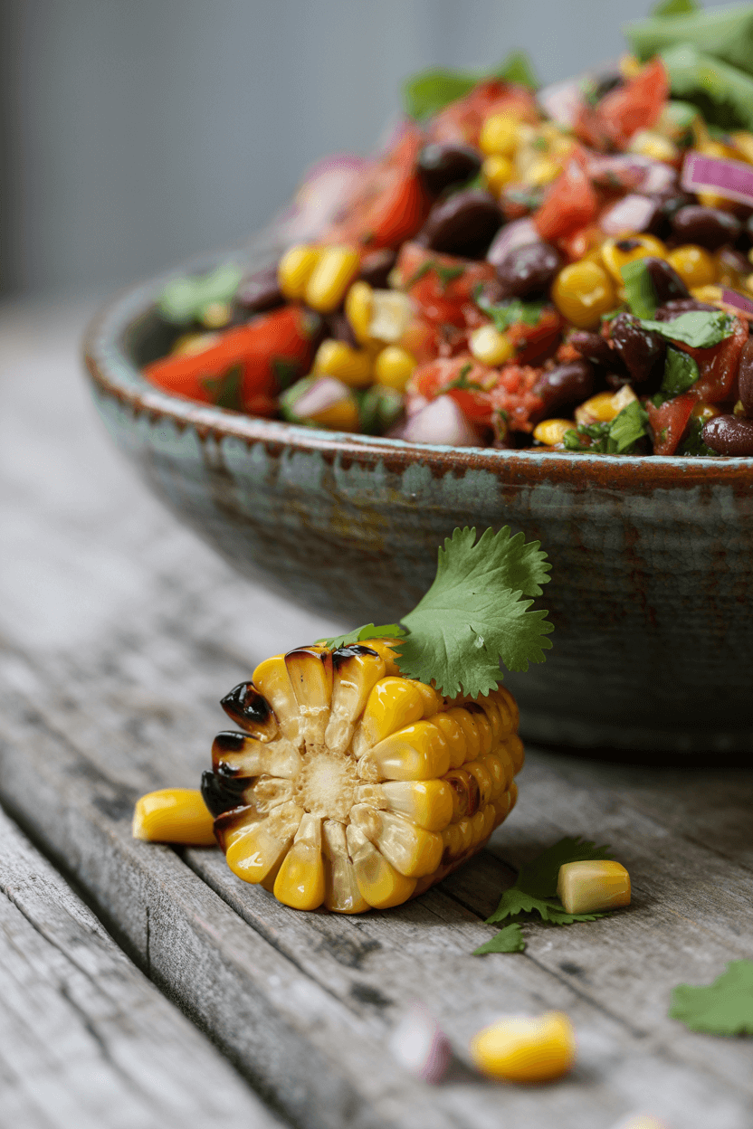 Charred Corn & Black Bean Salad