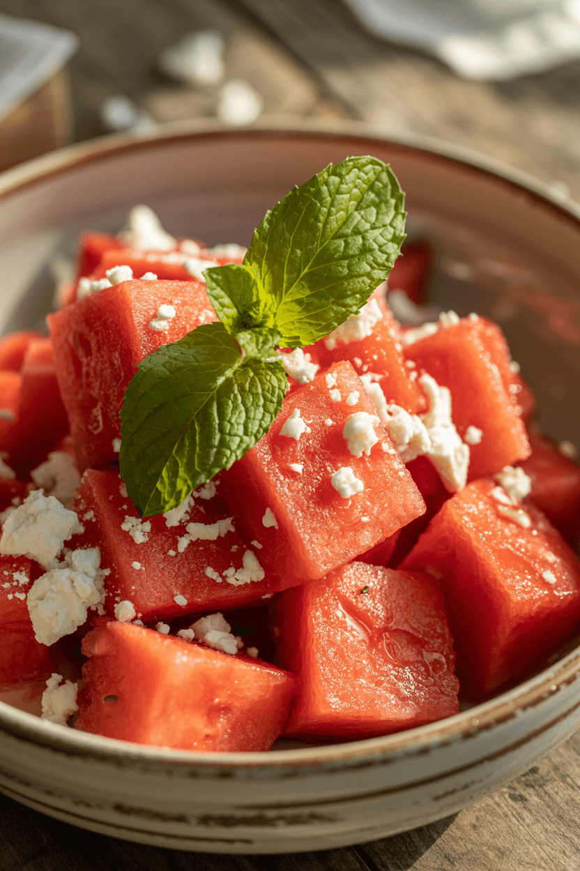 Watermelon, Feta & Mint