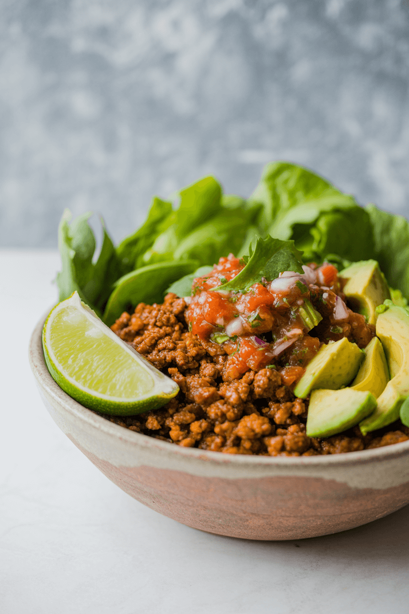 ground beef taco bowls