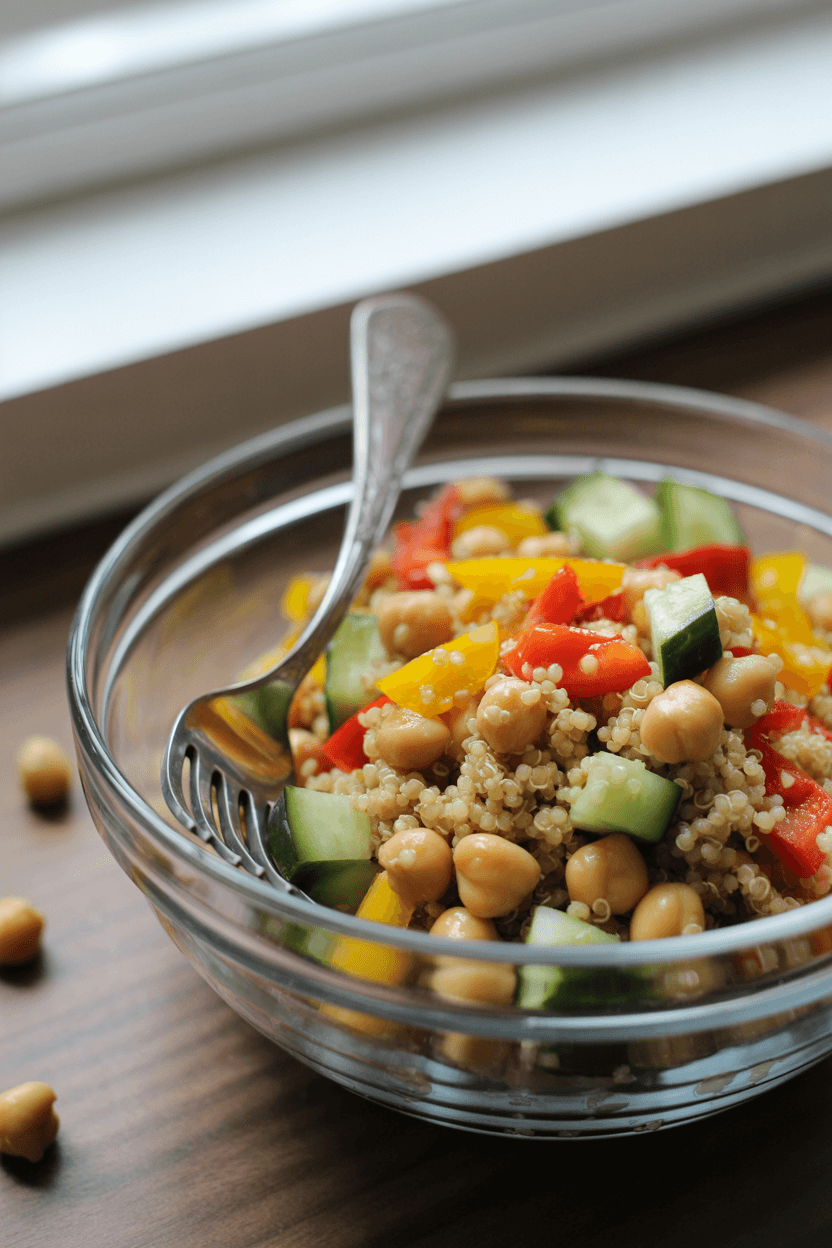 Quinoa Chickpea Salad