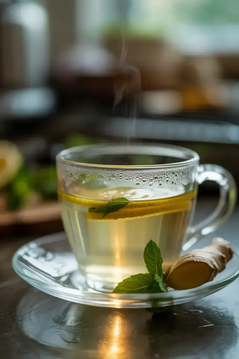 Lemon-Ginger-Mint-Tea