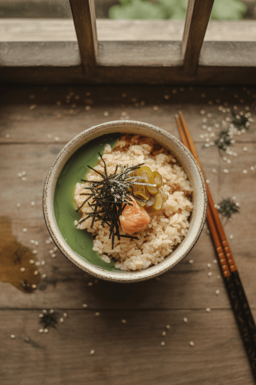 Chazuke (Green Tea Rice Bowl)