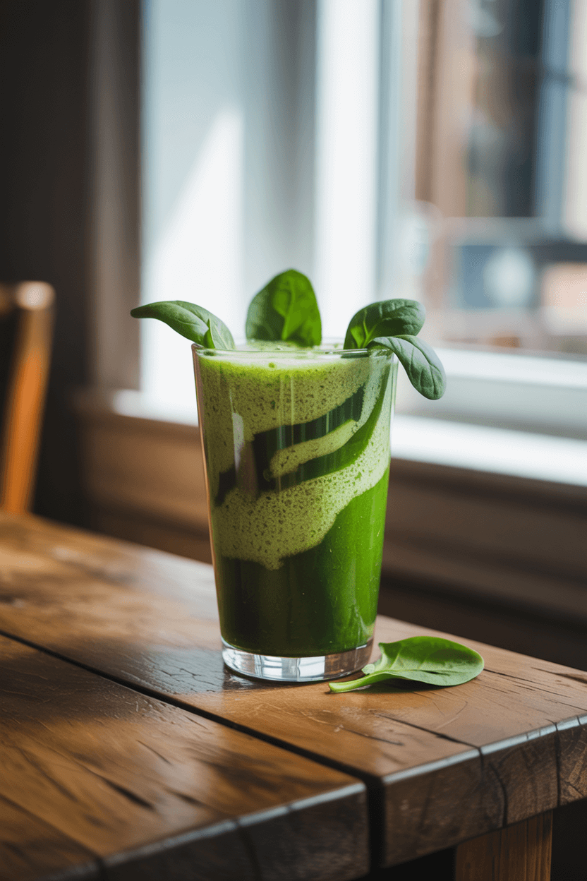 Fat-Burning Spinach & Ginger Smoothie