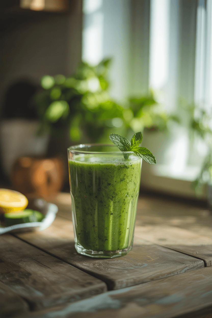 Metabolism-Boosting Green Detox Smoothie