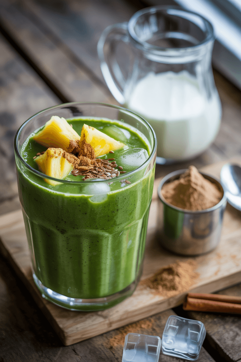 Protein-Packed Green Smoothie for Fat Loss