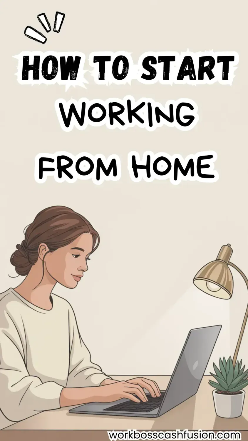 Feeling confused about working from home? This beginner-friendly guide shows exactly how to start step by step, even with no experience.