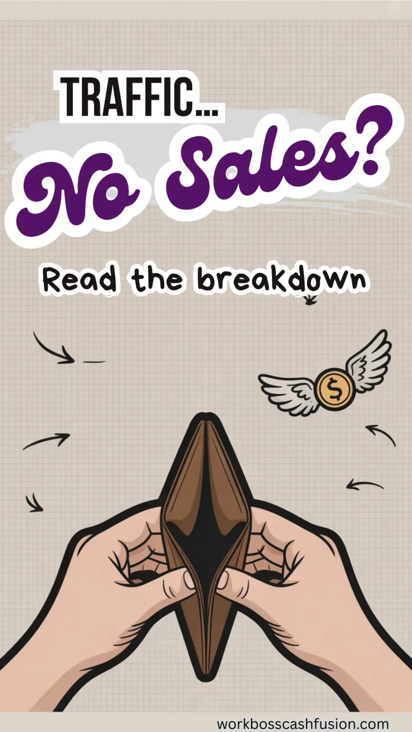 getting traffic but no sales