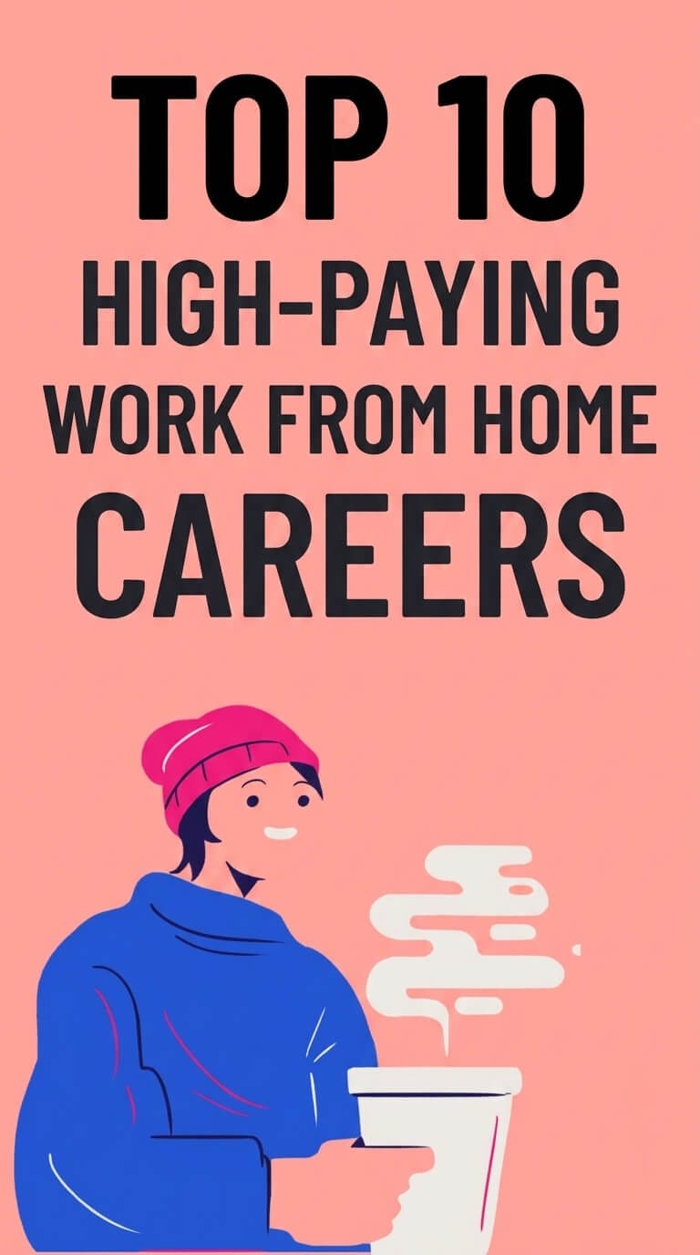 TOP 10 HIGH-PAYING WORK FROM HOME CAREERS