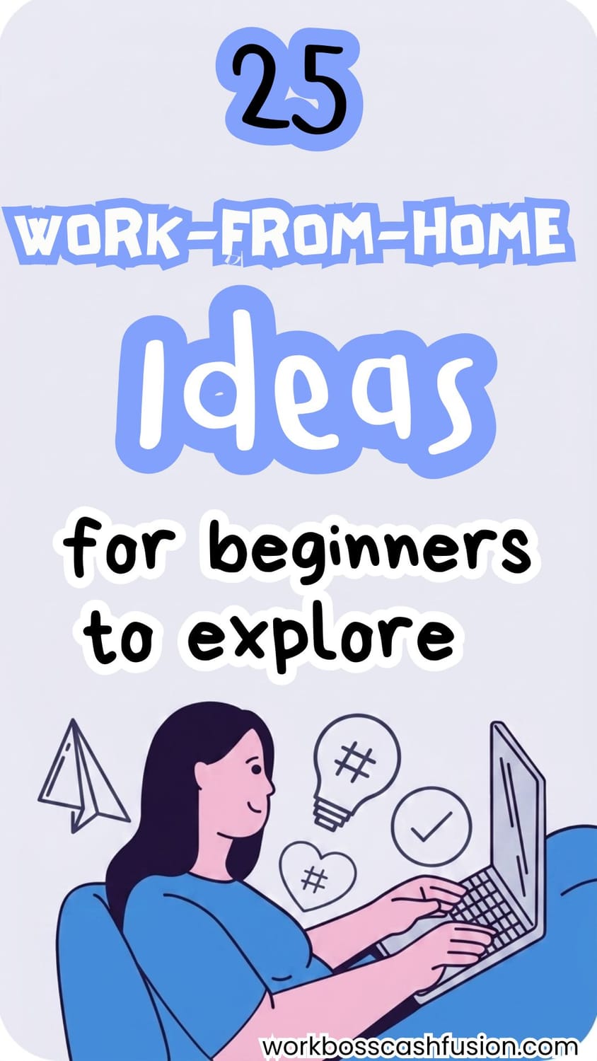 25 Beginner-Friendly Work From Home Ideas to Explore