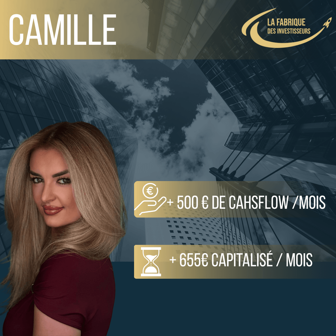 Camille, accompagnée par La Fabrique des Investisseurs