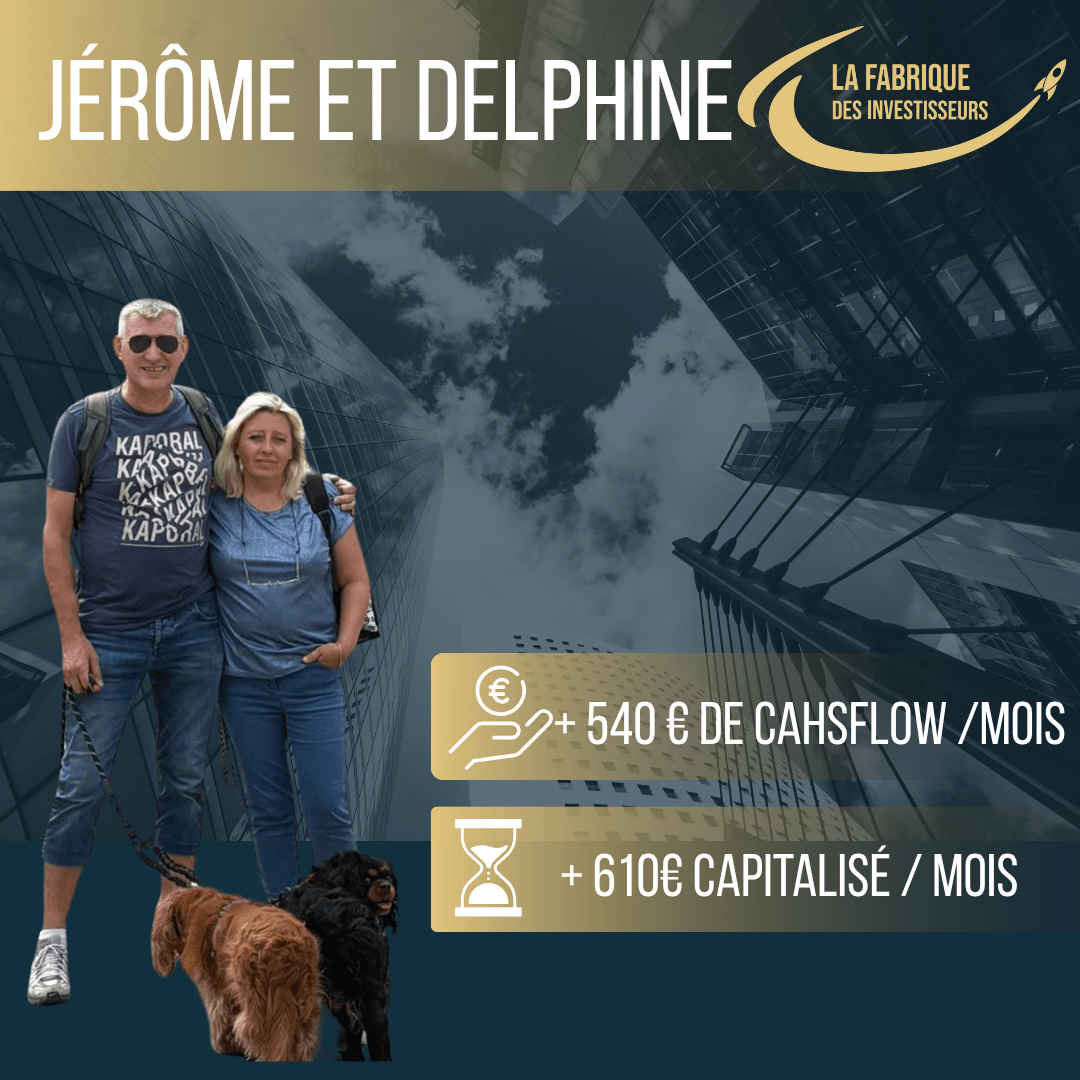 Jérôme et Delphine, accompagnés par La Fabrique des Investisseurs