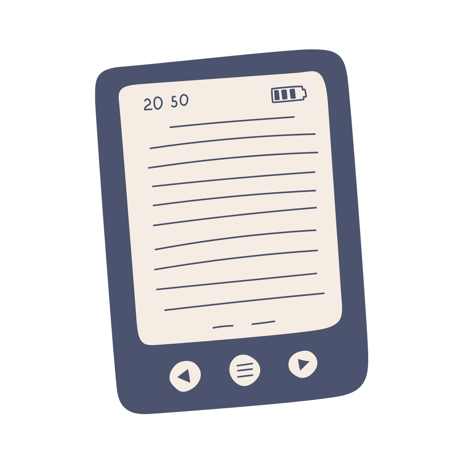Decorative image of a kindle