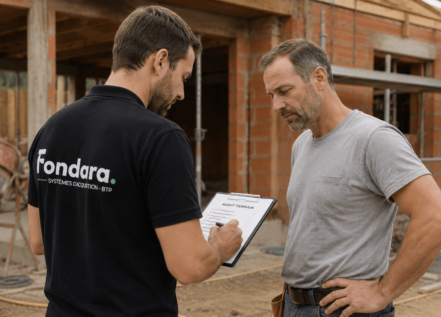 Découverte audit terrain FONDARA BTP