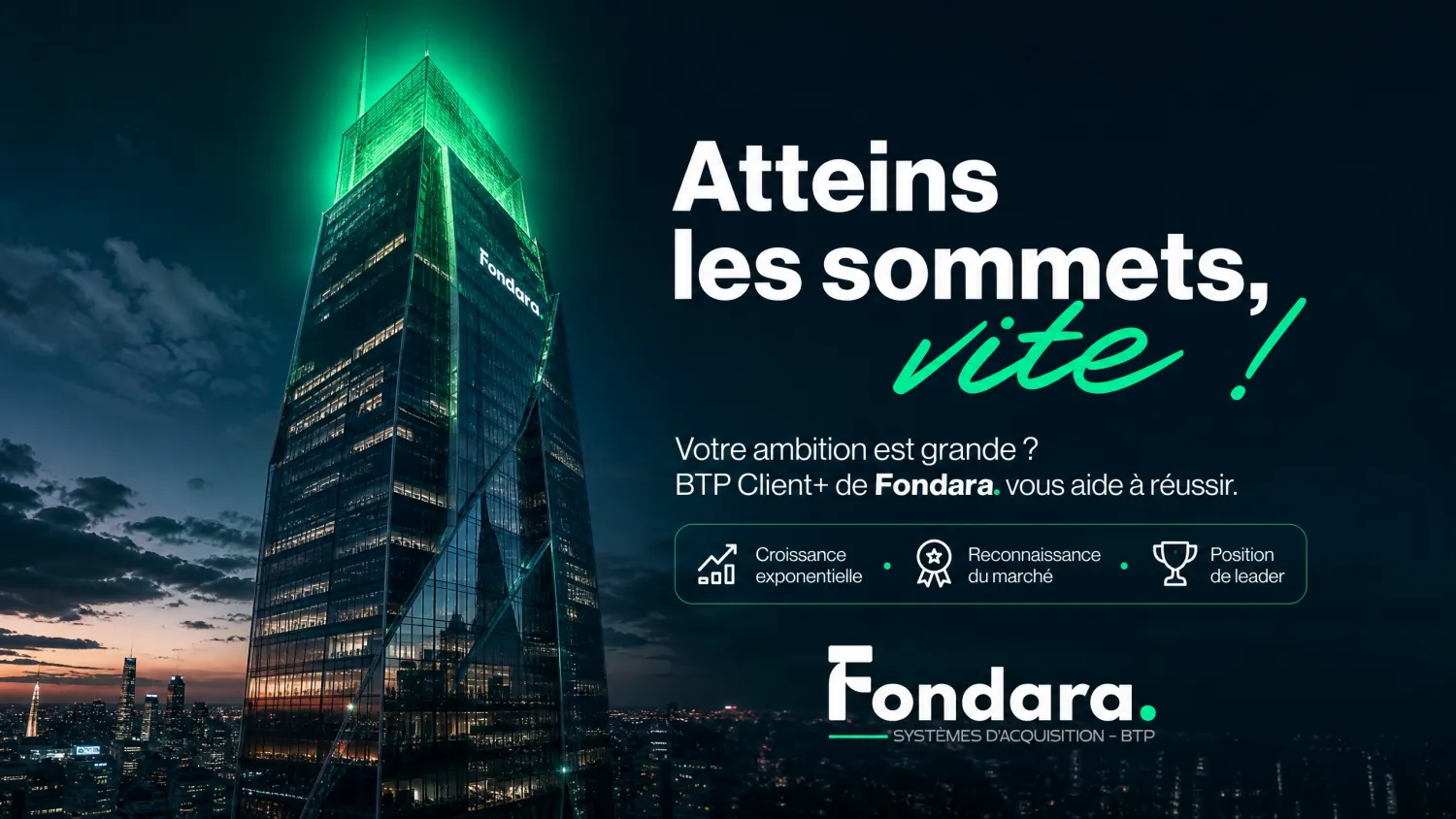 FONDARA BTP Client+ comment développer une entreprise de maçonnerie trouver des clients maçon fondara.fr — maçon comment trouver des chantiers remplir carnet de commandes maçonnerie
