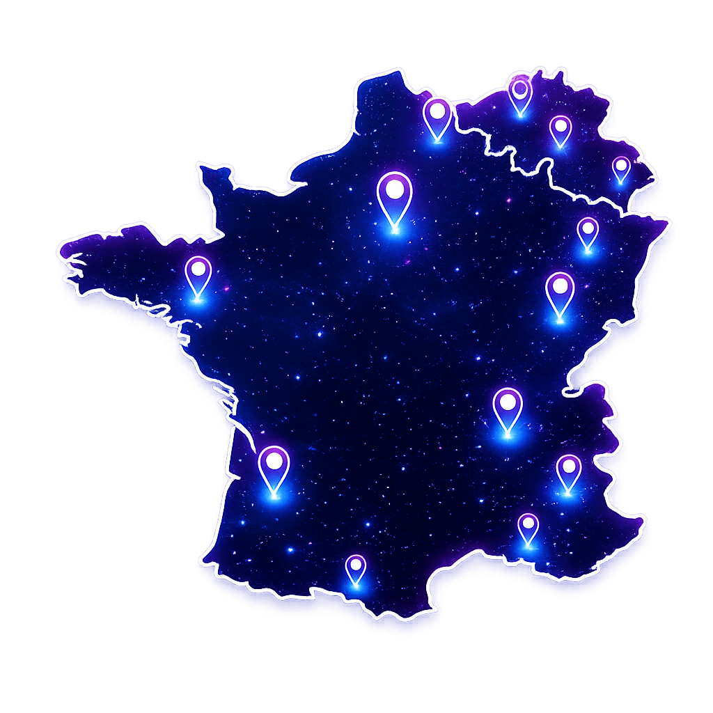 Carte France Belgique