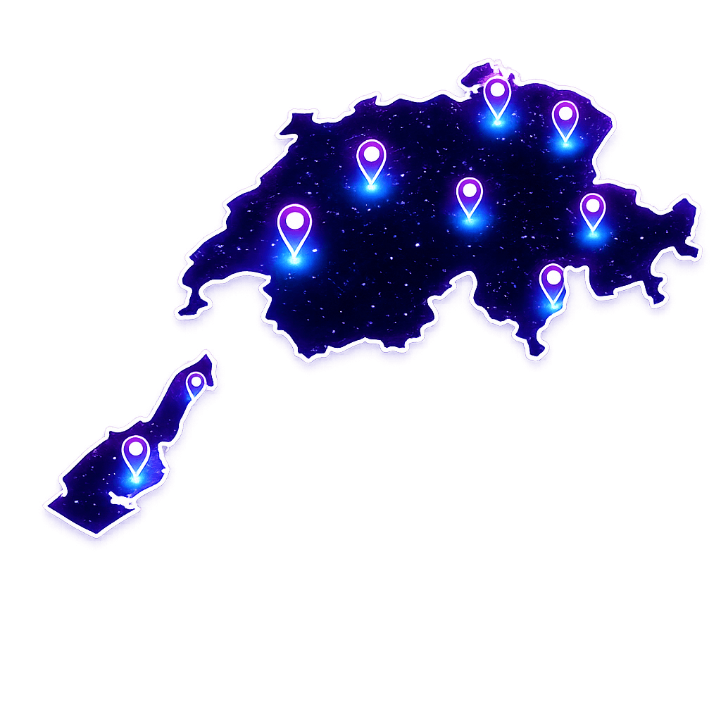 Carte Monaco Suisse