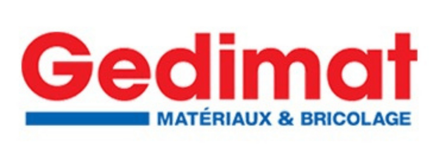 Logo Gedimat, fournisseur de matériaux de construction