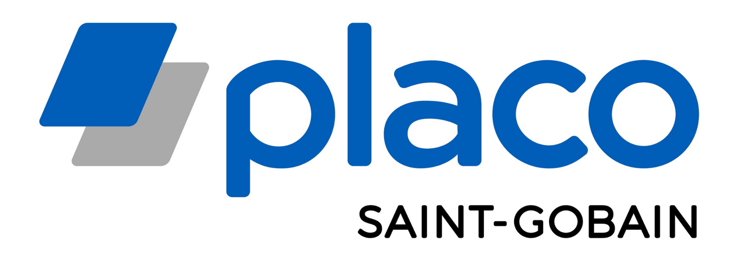 Logo Placo Saint-Gobain, fabricant de plaques de plâtre