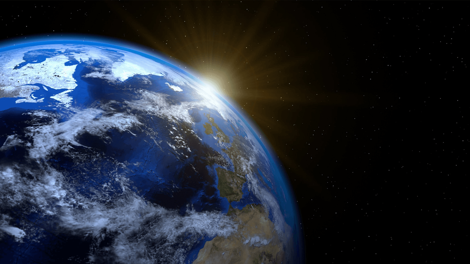 Vue de la Terre depuis l'espace, la planète à préserver