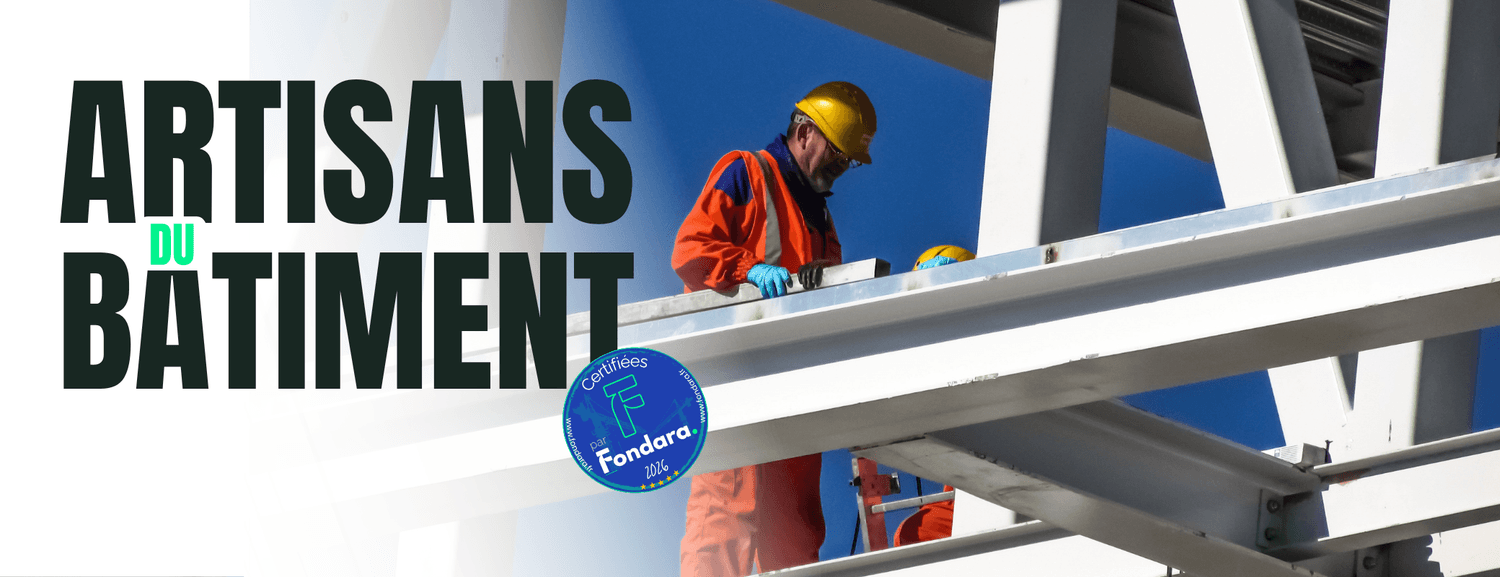 Artisans du bâtiment certifiés par FONDARA