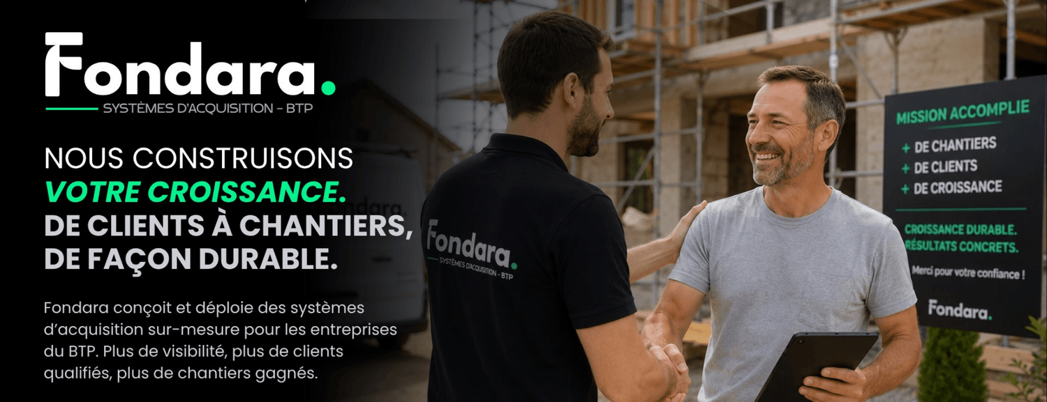 Artisan du bâtiment certifié FONDARA au travail
