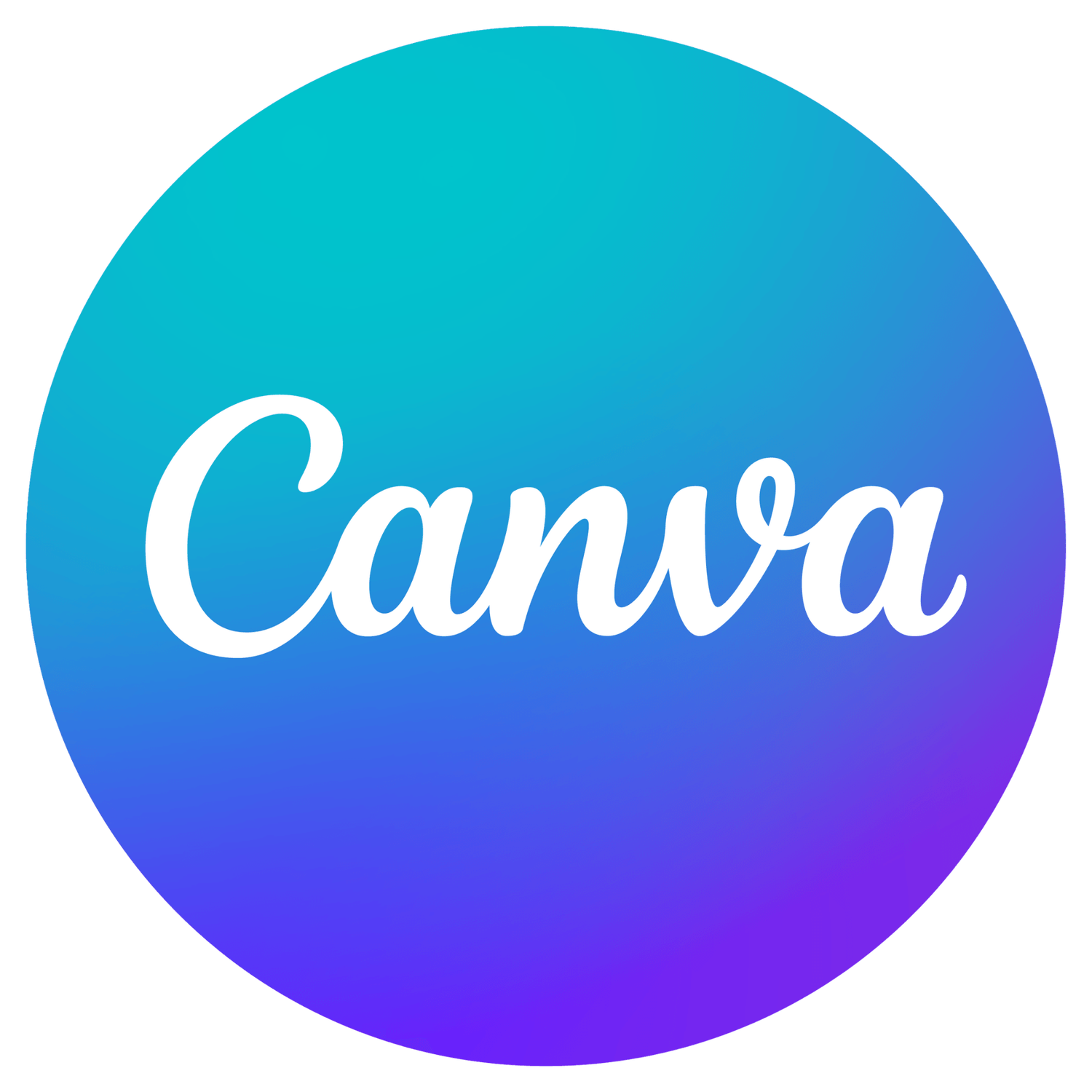 Logo Canva, outil de création visuelle pour artisans