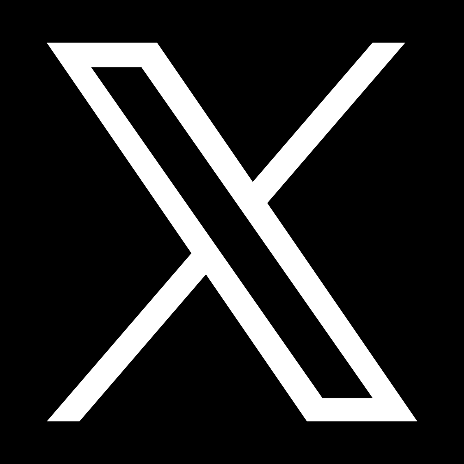 Logo X, réseau social pour artisans