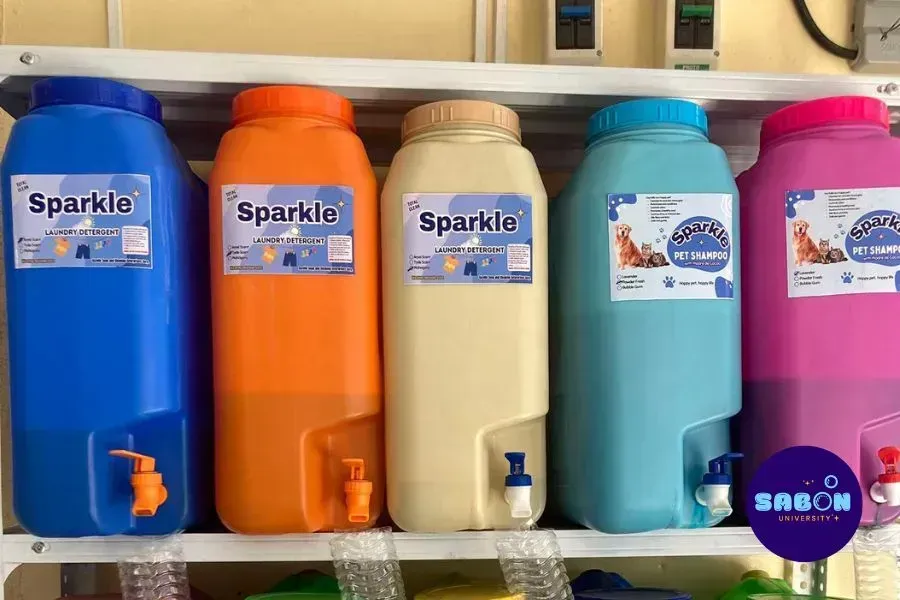 Buying cleaning supplies in bulk from local manufacturers in the Philippines.