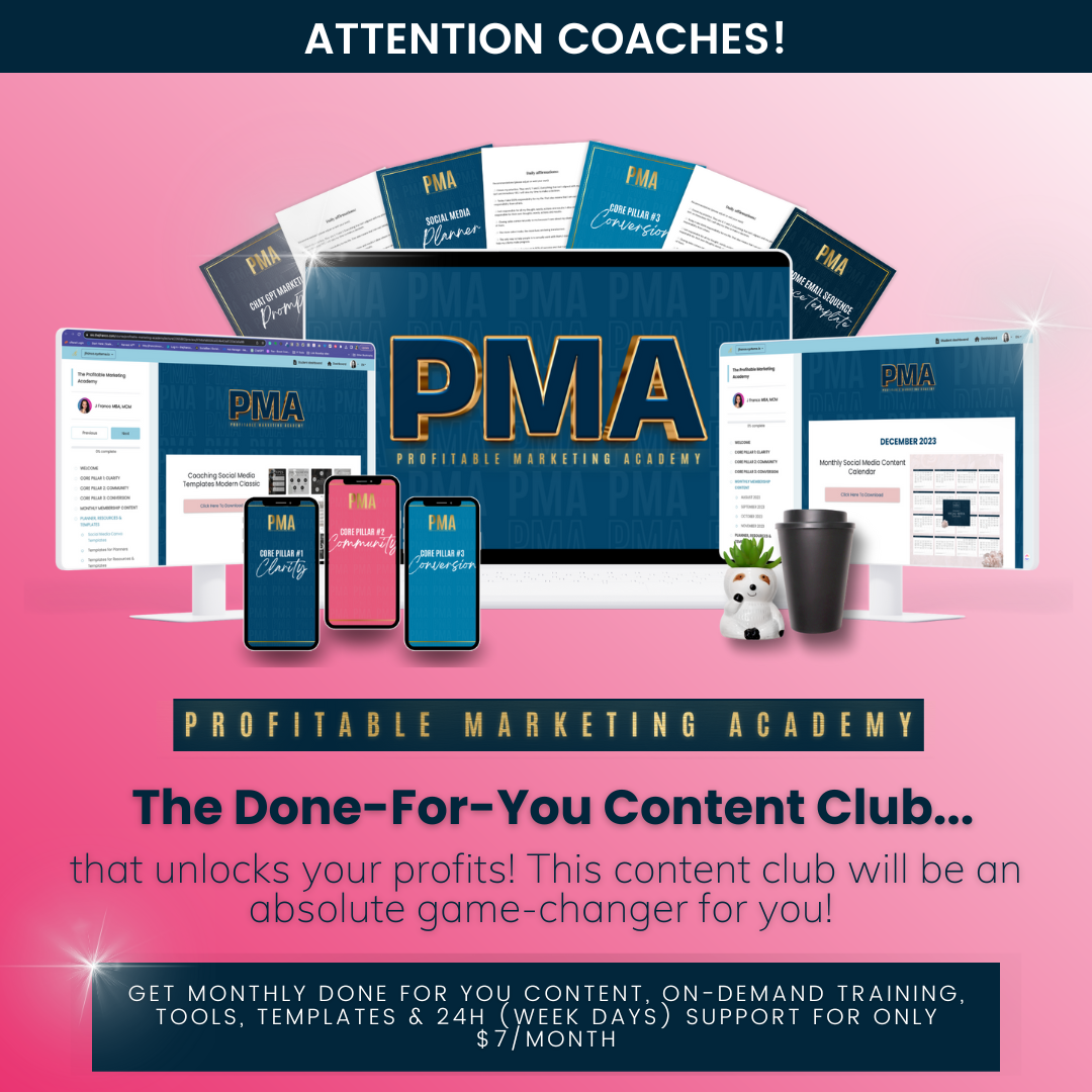 The Profitable Marketing Academy