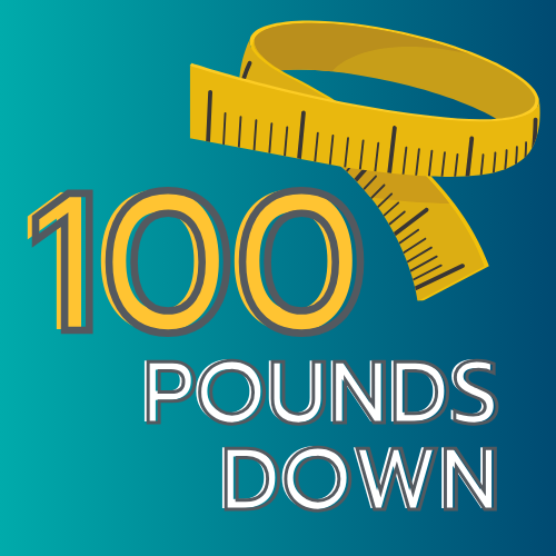 100 Pounds Down logo
