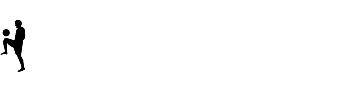 Animated football player juggling, scoring a goal and celebrating with a knee slide