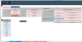 Screenshot of tournament settings with group size, knockout qualification rules and home and away match options