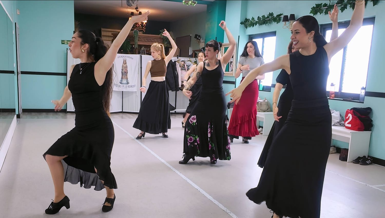 Grupo de alumnas de A RITMO