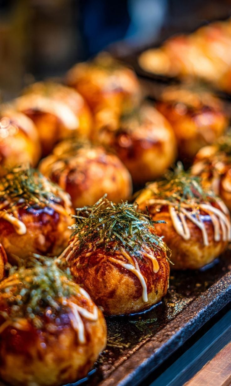 Takoyaki street food giapponese