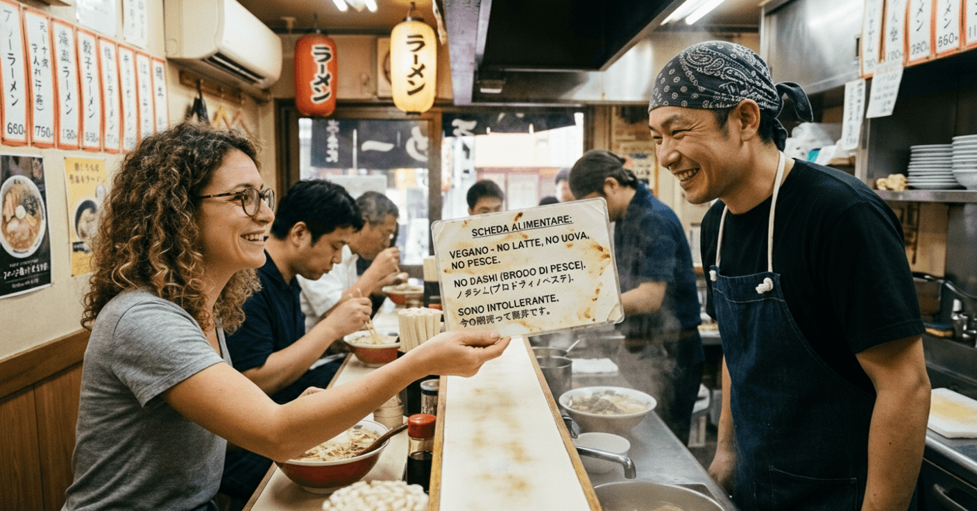 Schede Alimentari per il Giappone