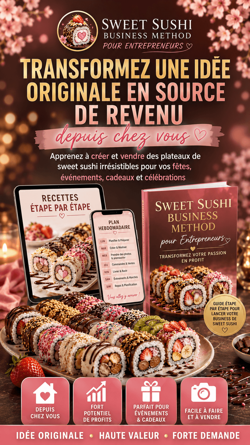 Sweet Sushi Method For Entrepreneurs